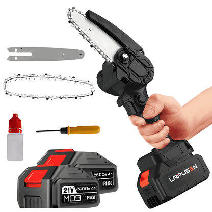 Kailwokk Mini Chainsaw 6-inch, Handheld Chainsaw Pruning Men Women Gifts for Wood Cutting