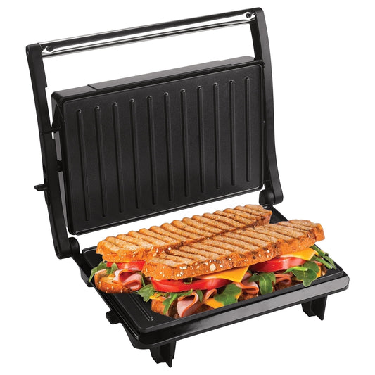 Kailwokk Panini Press Grill,Non-Stick Coated Plates Sandwich Maker,2 Slice Stainless Steel Electric Indoor Grill Opens 180¡ã to Fit Any Thickness Sandwich,Burgers,Steak