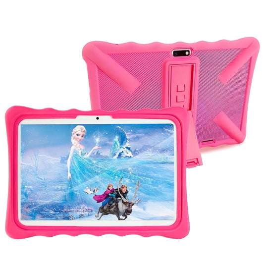Kids Tablet - 10.1 inch Android Toddler Tablet with Bluetooth, WiFi, Parental Control, Dual Camera, GMS, WiFi, Tablet for Kids 3-7(Case Pink)
