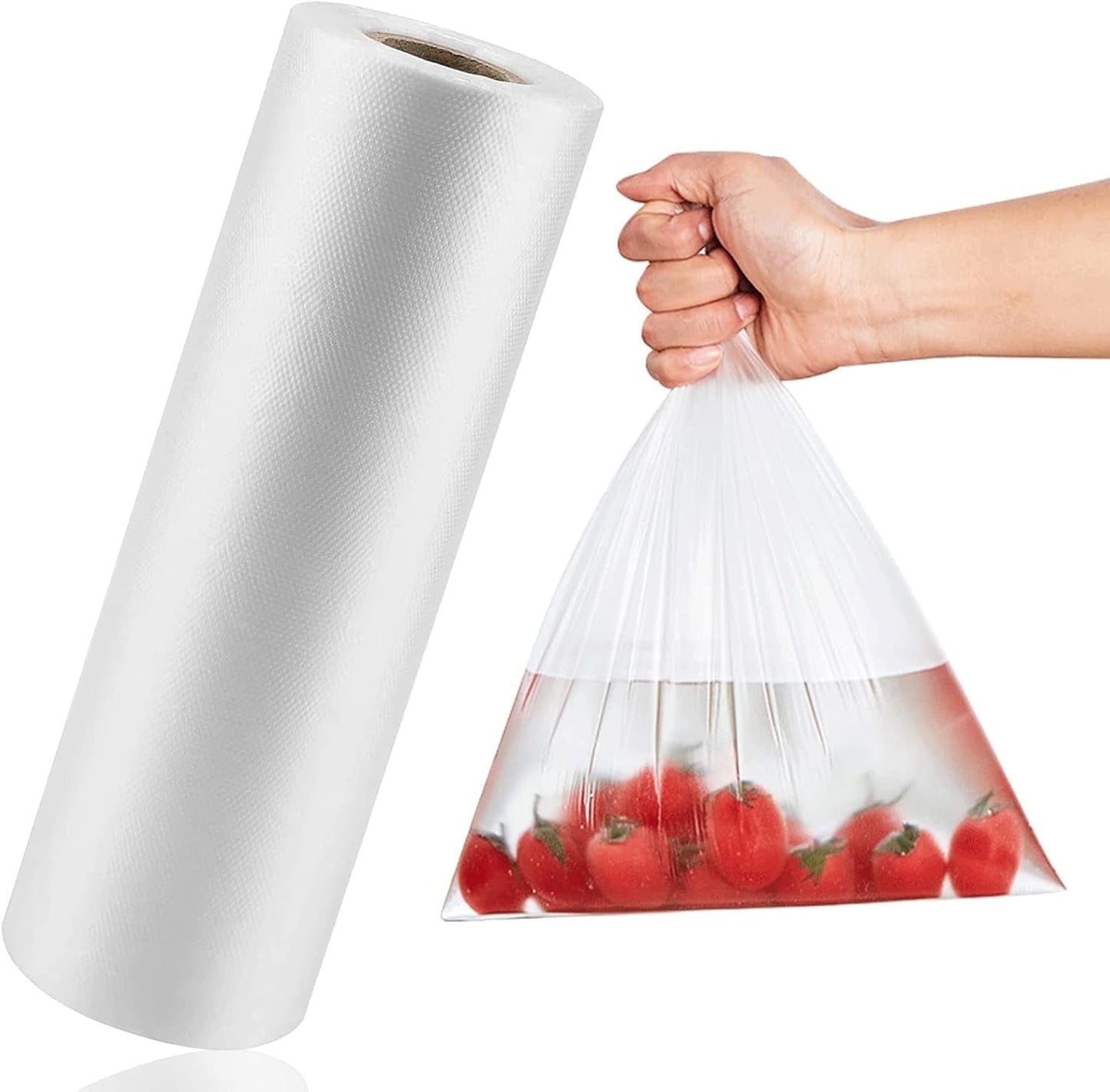 Plastic Produce Bags, Clear Plastic Produce Bags Roll for Bread, Fruits, Vegetable, Kitchen,Bags