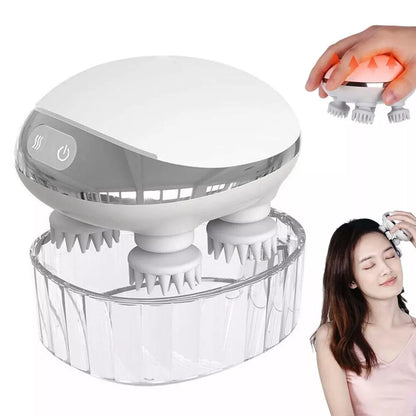 Smart Scalp Massager with Red Light Electric Head Massager Scalp Promotes Hair