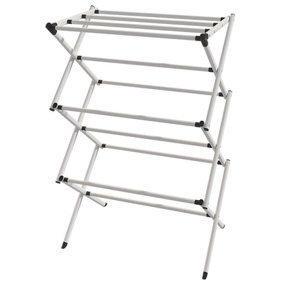 TORIO Foldable Clothes Drying Rack, Space-Saving, Durable, Adjustable, Ideal for Apartments & Dorms