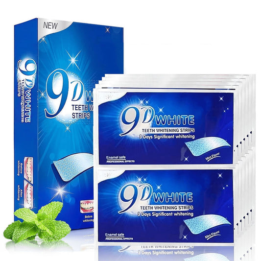 Teeth Whitening Strips for Tooth White: 56 Strips Teeth Whitening Kit for Deep Stains Removal, Mint