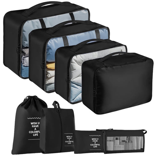 8PCS Packing Cubes for Travel, Luggage Organizer Bags
