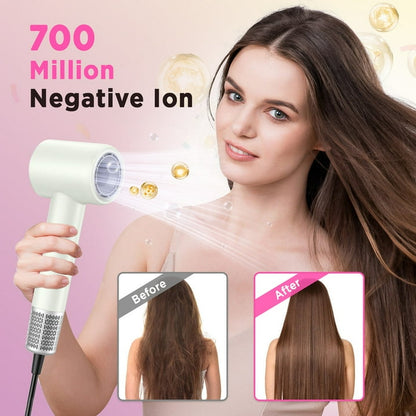 Hair Dryer, 110,000 RPM High Speed Ionic Blow Dryer for Hair Care Fast Drying Gift for Women Men