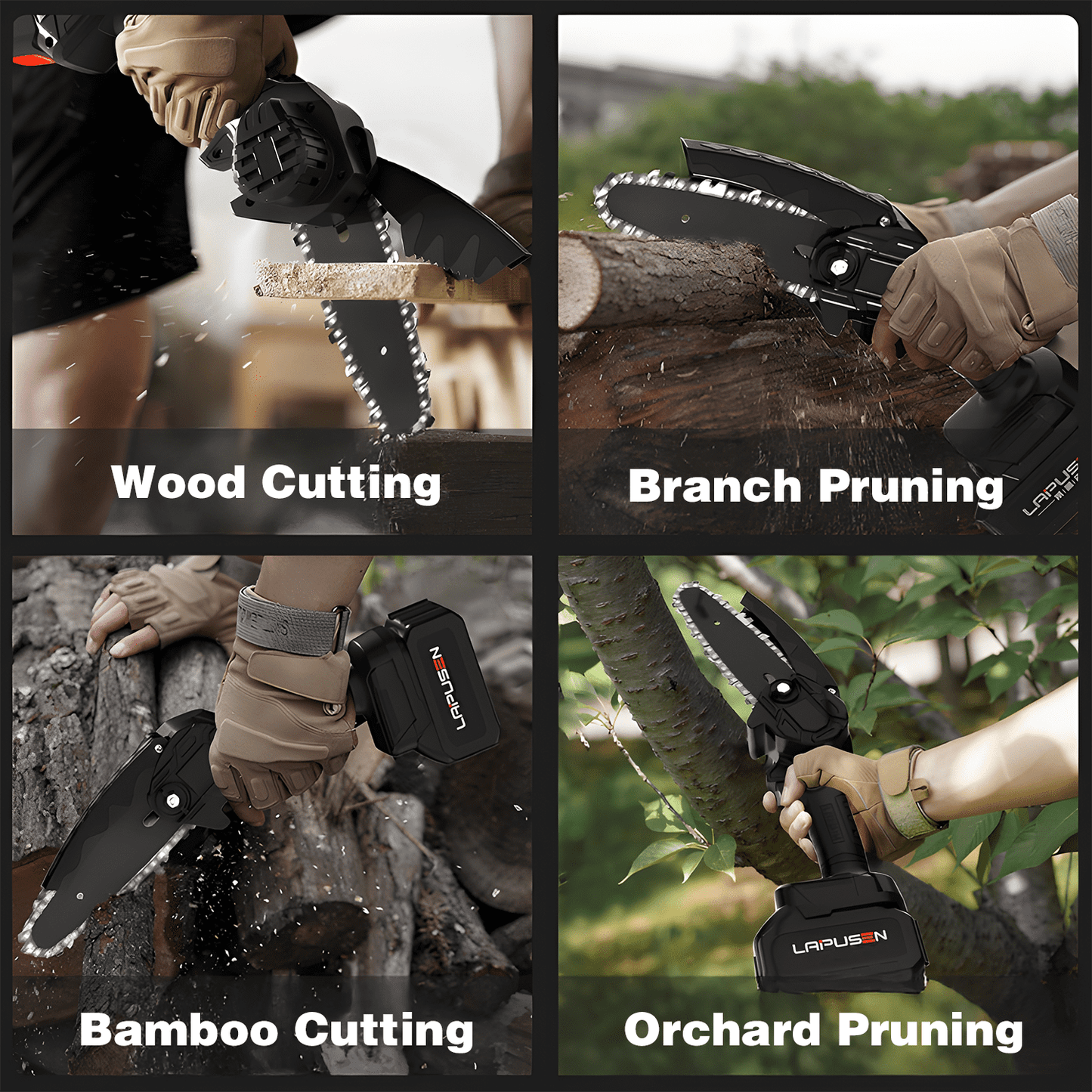 Kailwokk Mini Chainsaw 6-inch, Handheld Chainsaw Pruning Men Women Gifts for Wood Cutting