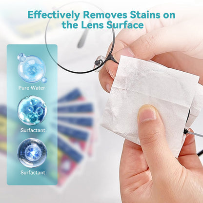 TORIO Eyeglass Cleaning Wipes, 300 Count – Streak-Free Formula for Glasses, Phones, Tablets, Lenses – Safe, Eco-Friendly, Convenient