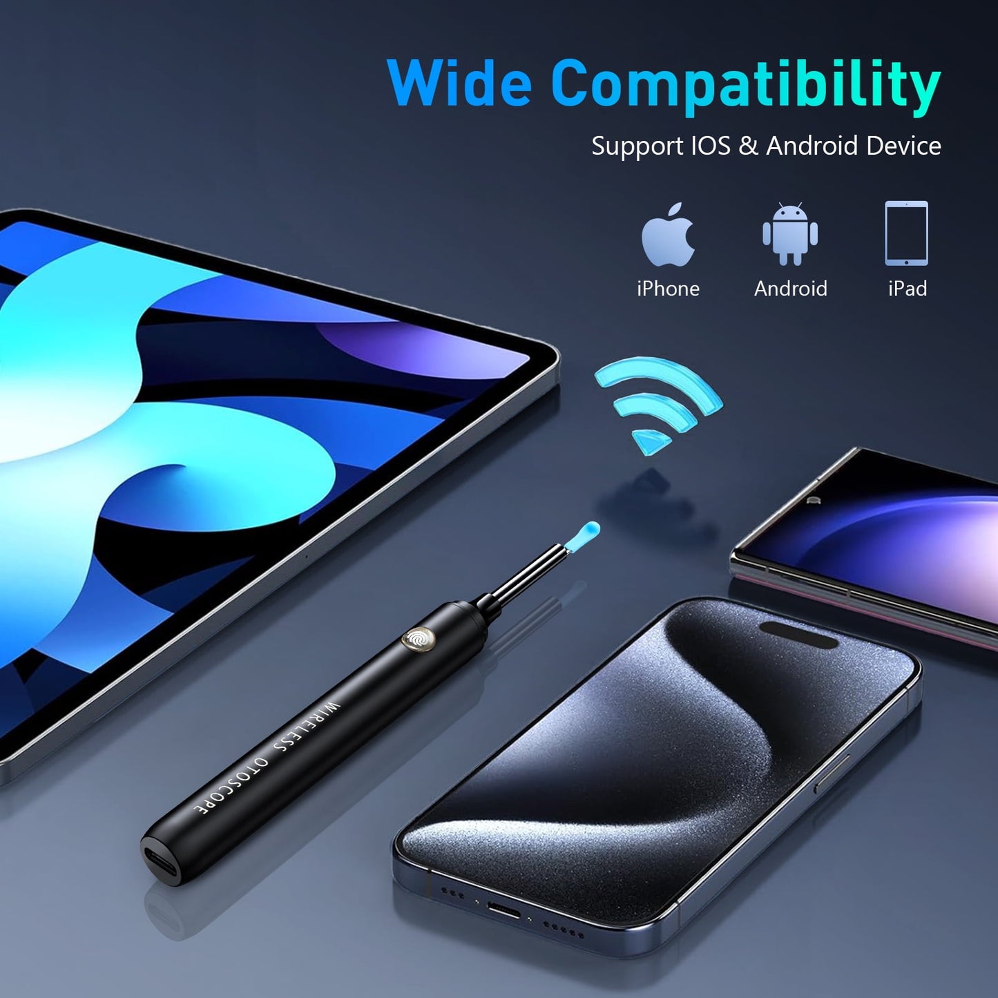 Ear Wax Removal: detects motiond Wireless Ear Cleaner Tool Set with 1080P HD Ear Scope, Ear Camera for iPhone, iPad & Android Phones