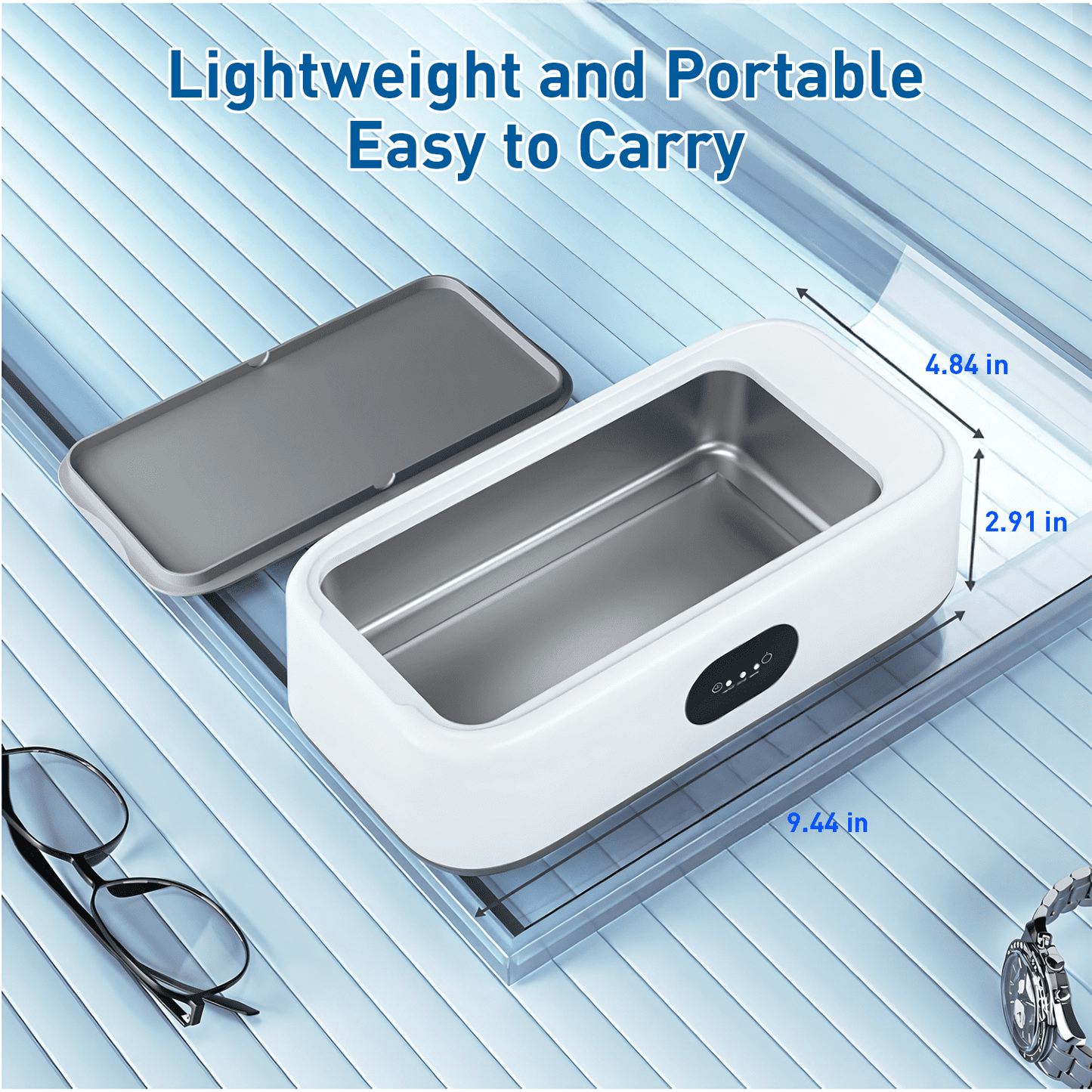 3 Time Modes 50KHz 21OZ Ultrasonic Cleaner Machine