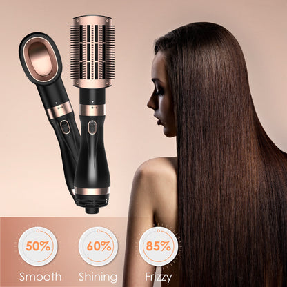 Hair Dryer Brush Blow Dryer Brush in One Oval Brush Hot Air Brush Set for Straightening/Drying/Curling Multi-Temperature Settings