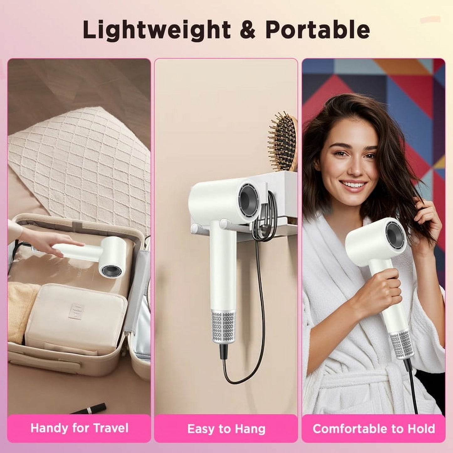 Hair Dryer, 110,000 RPM High Speed Ionic Blow Dryer for Hair Care Fast Drying Gift for Women Men
