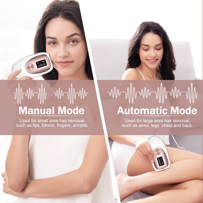 Laser Hair Removal with Ice Cooling Care Function for Women: Permanent900 Flashes Doba 999 Painless Hair Remover