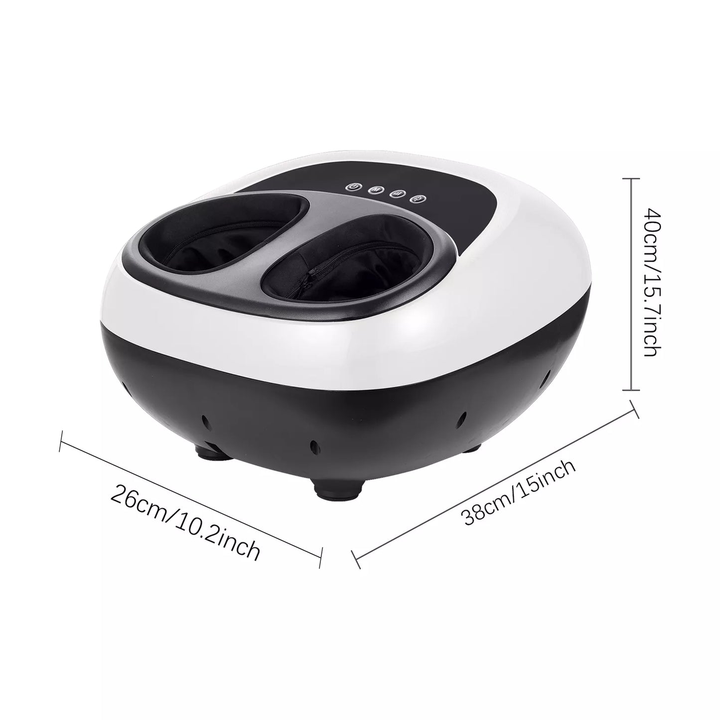 Foot Massager Machine W/heating 3 Strength Level Scraping Rolling Beating gift