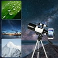 Kailwokk Telescope for Adults & Kids, 70mm Aperture Portable Telescopes with Height Adjustable Tripod & Phone Adapter, Astronomy Beginner Gift