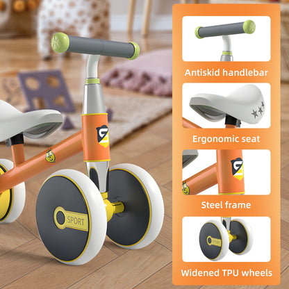Baby Balance Bike Toys for 1 Year Old Boy Gifts, 10-36 Month Toddler Ride On Toys for Boys & Girls