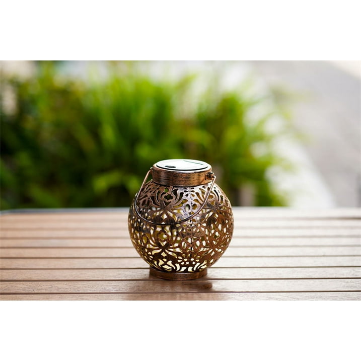Outdoor Solar Hanging Lantern Lights, Christmas Decorations Gift for Women Garden Decor Patio Lawn Yard