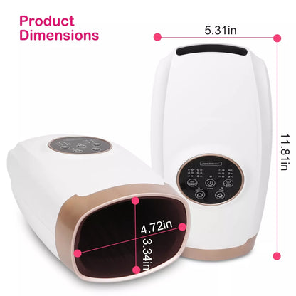 Electric Hand Massager Machine Rechargeable Hand Massager with Heat Palm Massage