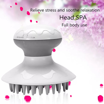 Electric Head Massager Anti Static Scalp Relaxation Stress Relief Hair