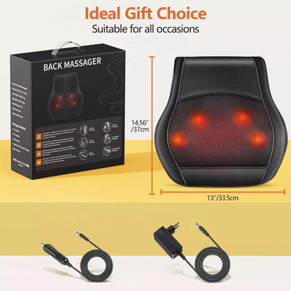 Back and Neck Massager for Pain Relief with Heat