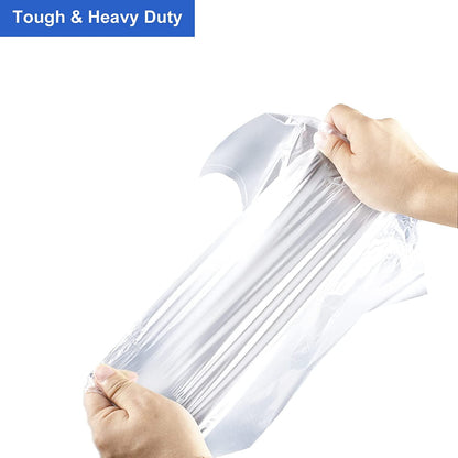 Plastic Produce Bags, Clear Plastic Produce Bags Roll for Bread, Fruits, Vegetable, Kitchen,Bags